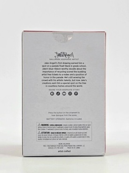 Hallmark Keepsake Elf Movie Ornament Does Someone Need A Hug Buddy & Raccoon - Picture 5 of 10